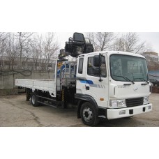 HYUNDAI HD-120 (Gold, Mega Truck) 4х2 с КМУ HIAB 160T 6,5т